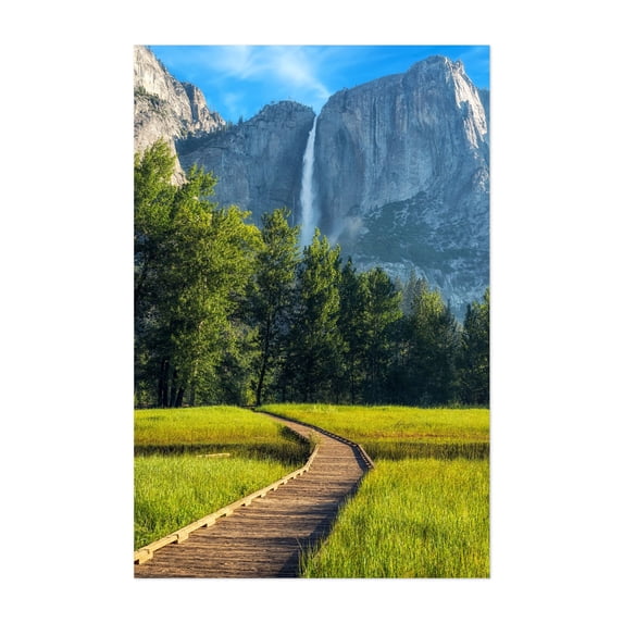Serenity Path Yosemite Style - California Photography Unframed Wall Art Print 16 x 24 inches