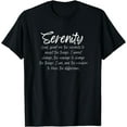thumbnail image 1 of Serenity Prayer God Grant Me The Serenity AA NA Alcoholic T-Shirt, 1 of 4