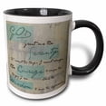 thumbnail image 1 of 3drose, Serenity Prayer - Inspirational - Spiritual, 15oz Two-tone Black Mug, 1 of 6