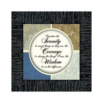 Serenity, Serenity Prayer Wall Décor, Prayer Framed Wall Art, 6x6 75514