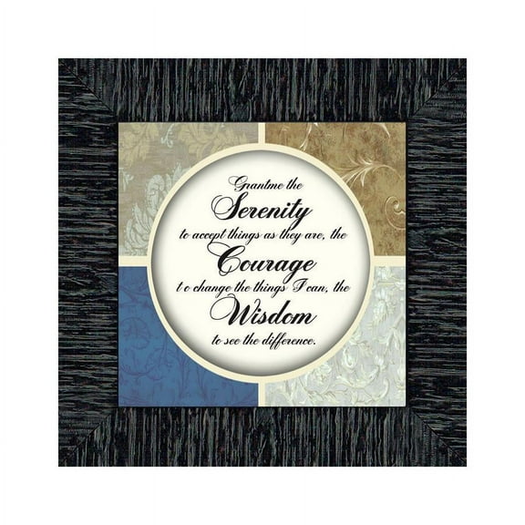 Serenity, Serenity Prayer Wall Décor, Prayer Framed Wall Art, 6x6 75514