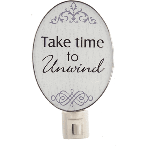 Serenity Spa Night Light: Take Time To Unwind - By Ganz