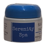 Serenity Spa Sugar Scrub Face & Body Exfoliator, 6 Oz, Coconut Oil and Shea Butter