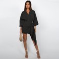 thumbnail image 1 of Serenity Wrap Dress (S, Black), 1 of 10