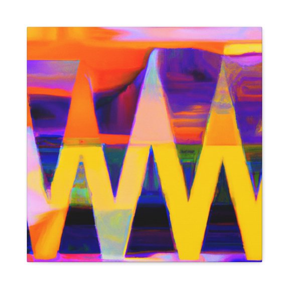 "Serenity in Sunset Sky" - Canvas