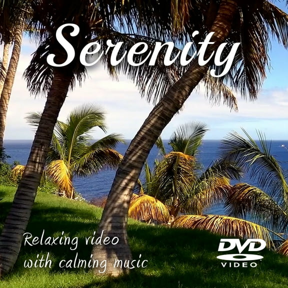 Serenity relaxation video with music on DVD