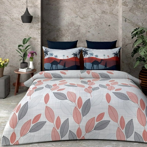SerenitySnooze Premium Cotton Bedding Set - Red