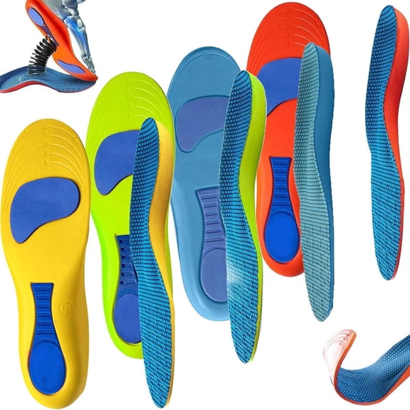 Serenivida Plantillas para Mujer Hombre, Plantillas Serenivida Confort, Orthopedic Arch Support Insoles (4PCS,Men6-7/Women7-8)