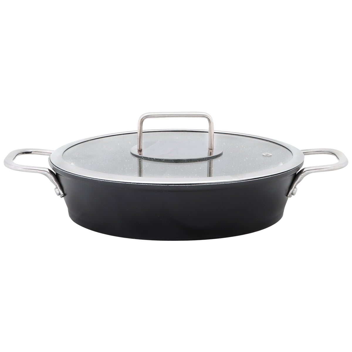 Serenk Excellence Nonstick Frying Pan With Lid Covered One Granite Egg Wonder