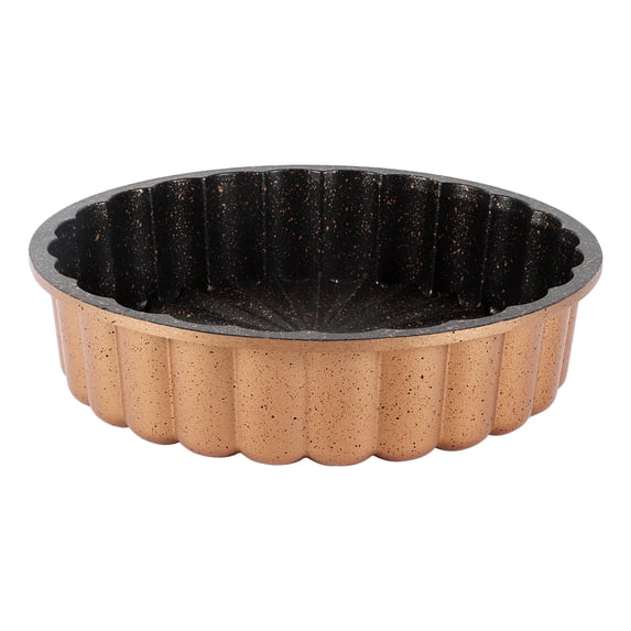 Serenk Fun Cooking Tart Pan, Nonstick Bakeware, Baking Pan for Pie, Round, 11 in
