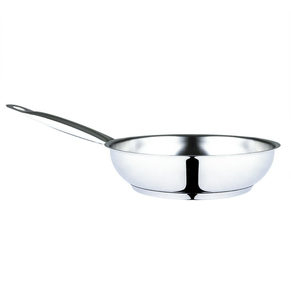 Serenk Modernist Stainless Steel Frying Pan 1.58 Qt Cooking Pan 9.45 in, 50 oz