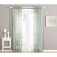 thumbnail image 1 of Serenta Solid Voile Curtain Set, 1 of 5