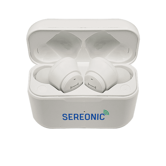 Sereonic ​Bluetooth Earbuds - Wireless Earphones ​with ​Microphone ​and​ Charger Sport Case - ​Make​ Cell Phone Calls ​and Listen to​ Music - For iPhone and Android