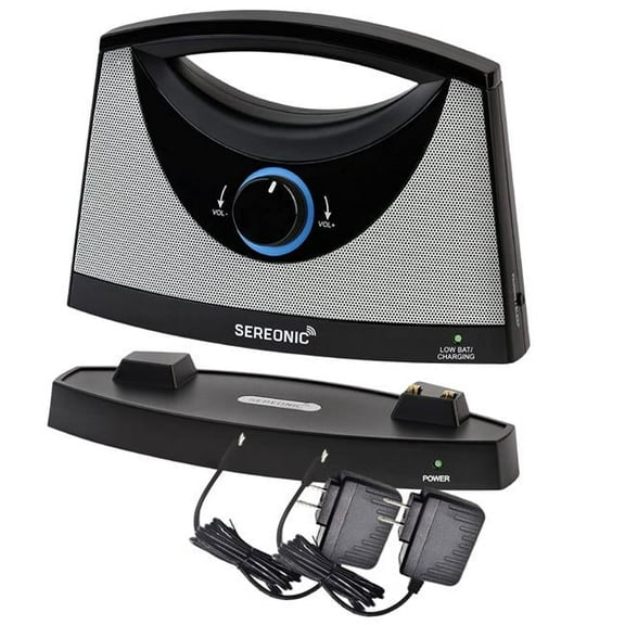 Sereonic Wireless TV Speaker Deluxe & Extra Power Adapter