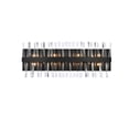 thumbnail image 1 of Serephina 30 inch crystal bath sconce in black, 1 of 8