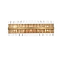 thumbnail image 1 of Serephina 36 inch crystal bath sconce in satin gold, 1 of 8