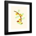 thumbnail image 1 of Serge Gladky 11x14 Black Modern Framed Museum Art Print Titled - Flowers, Text and Twenty-Six Collar Plates Pl 10 (1929), 1 of 5