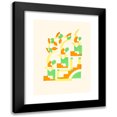thumbnail image 1 of Serge Gladky 14x18 Black Modern Framed Museum Art Print Titled - Flowers, Text and Twenty-Six Collar Plates Pl 22 (1929), 1 of 5