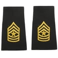 thumbnail image 1 of Army Sergeant Major SGM)Enlisted Rank Epaulets - Short Shoulder Marks, 1 of 1