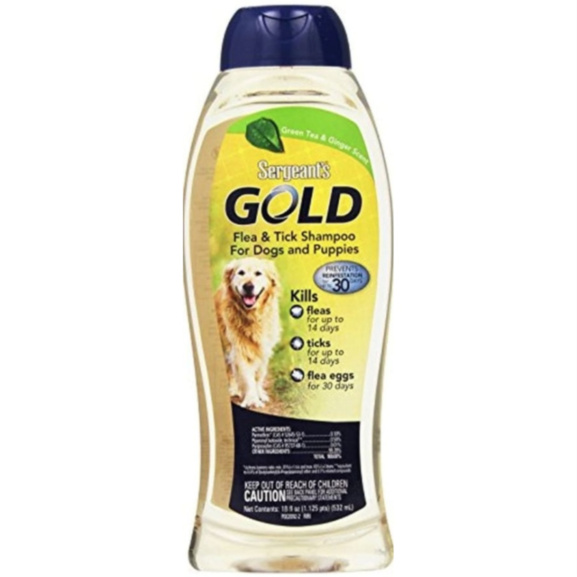 Sergeants Gold Flea and Tick Shampoo for Dogs and Puppies 18 oz