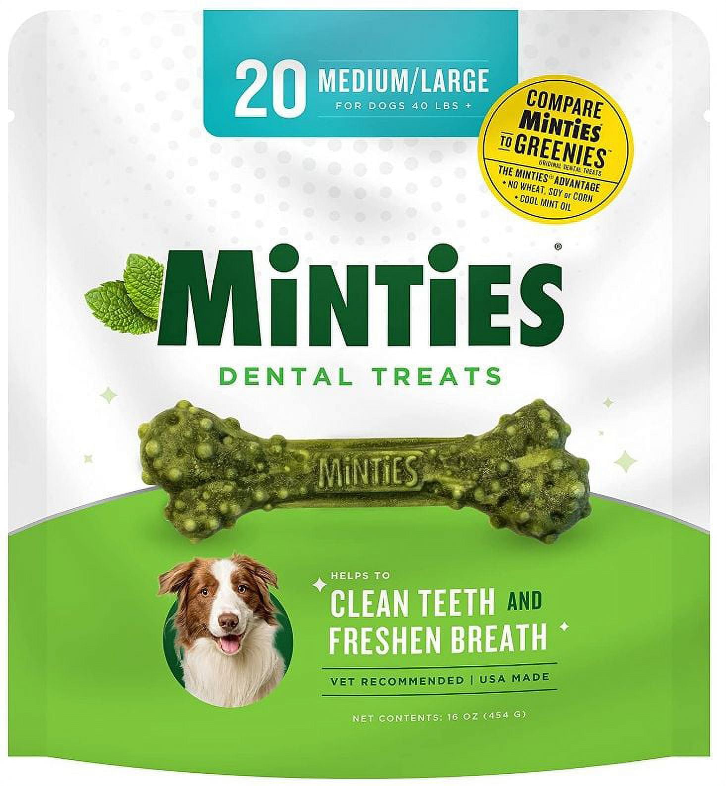 Sergeants Fresh Teeth Care Minties Dental Treats Freshener Chews for