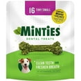 thumbnail image 1 of Sergeants Minties Dental Treats for Dogs Tiny Small [Dog, Dental & Breath Aids] 16 count, 1 of 1