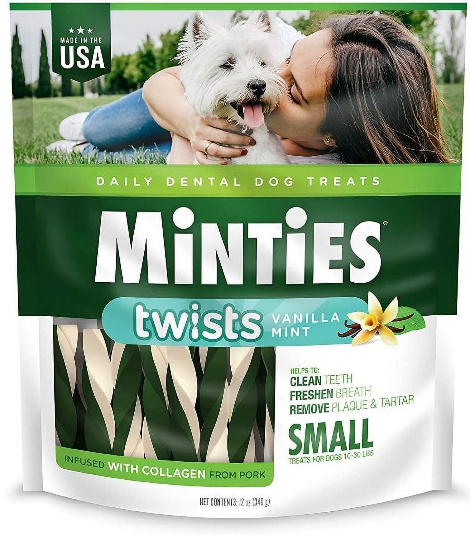 Sergeants Minties Twists Dental Treats Small [Dog, Dental & Breath Aids