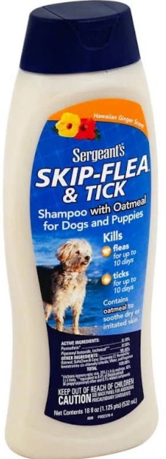 Sergeants Skip Flea Flea and Tick Shampoo for Dogs Hawaiian Ginger Scent