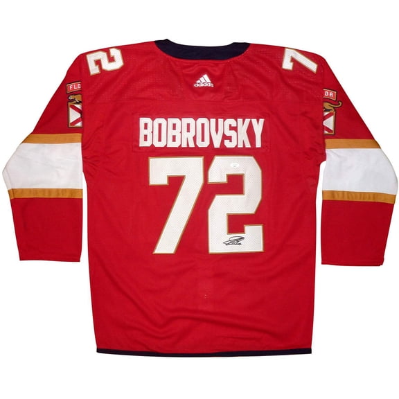 Sergei Bobrovsky Autographed Florida Panthers (Red #72) Adidas Hockey Jersey JSA