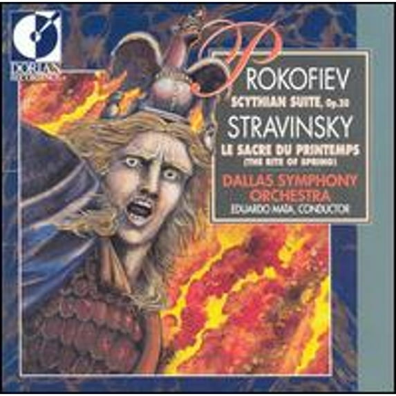 Pre-Owned Sergei Prokofiev: Scythian Suite, Op. 20; Igor Stravinsky: The Rite of Spring (CD 0053479015624) by Dallas Symphony Orchestra, Eduardo Mata (conductor)