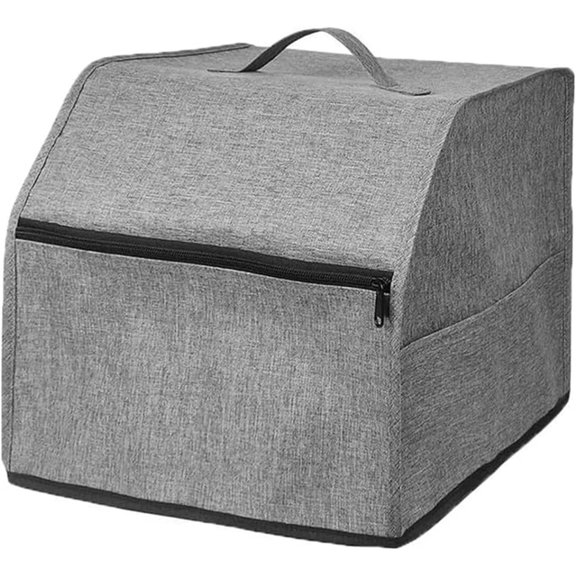 Serger Machine Dust Cover with Pockets Durable Oxford Cloth, Protective Overlock Case