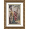 thumbnail image 1 of Sergey Solomko 2x Matted 20x24 Gold Ornate Framed Art Print 'Tough response', 1 of 2