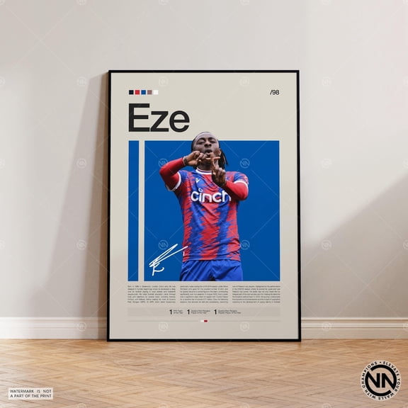 Sergio AgĂŒero Manchester City Soccer Gifts Football Player Wall Decor Sports Bedroom, Unframed Poster