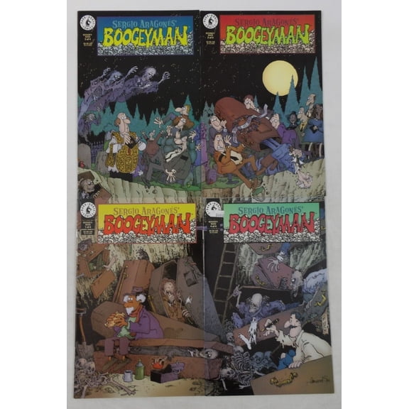 Sergio Aragones' Boogeyman #1-4 VF/NM complete series ; Dark Horse