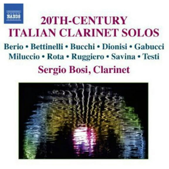 Sergio Bosi - 20sT Century Italian Clarinet Solos - Music & Performance - CD