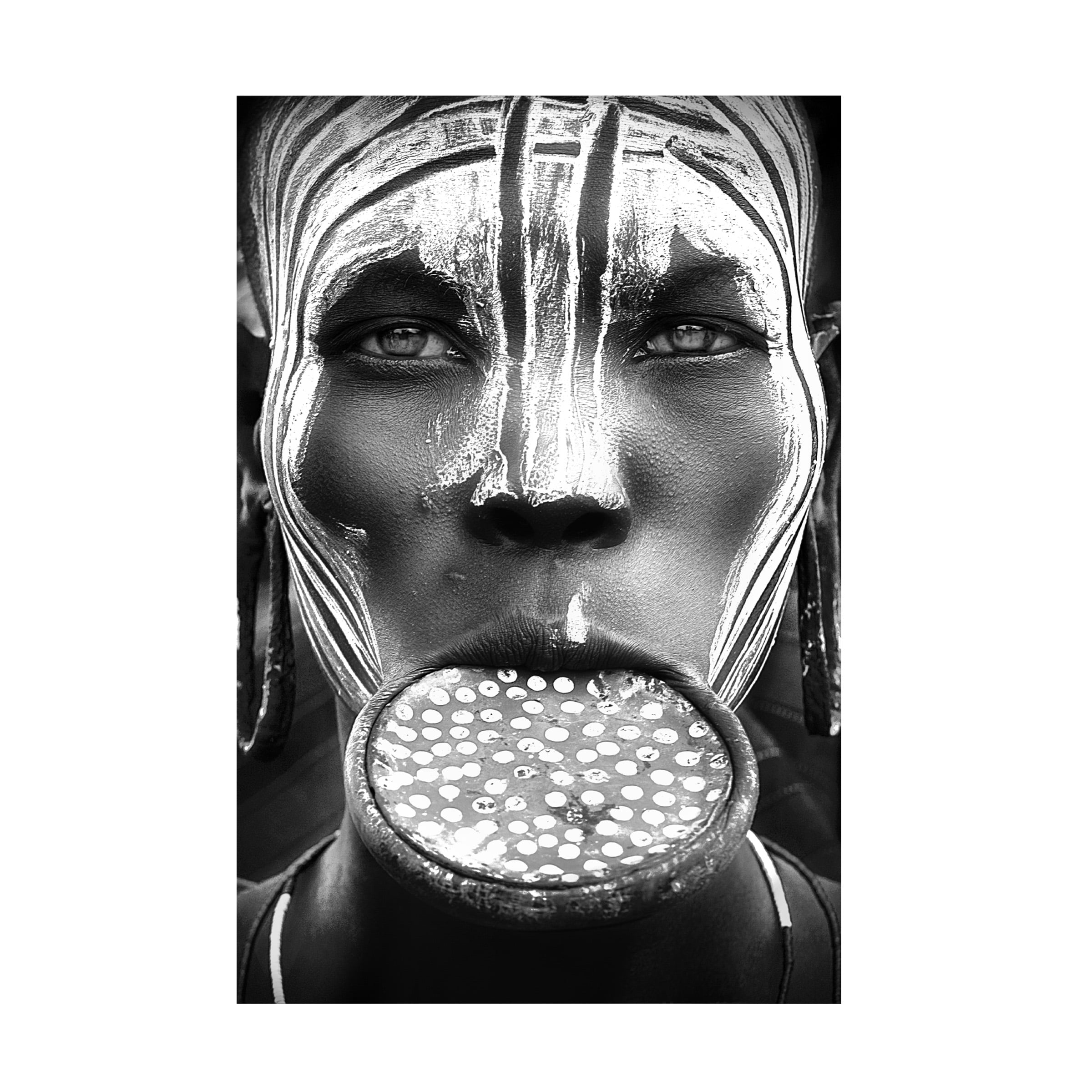 Sergio Pandolfini 'Tribal Beauty - Ethiopia, Mursi People' Canvas Art