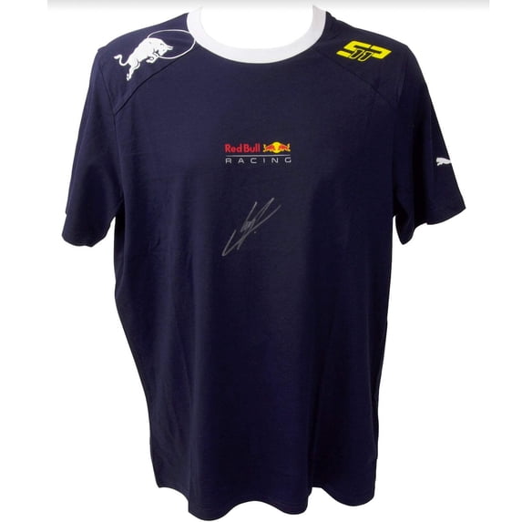 Sergio Perez Autographed F1 RedBull Racing Jersey - Beckett