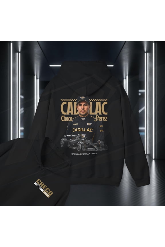 Sergio Perez Cadillac F1 Hoodie: Racing Formula One Merch Checo Fan Gift Apparel