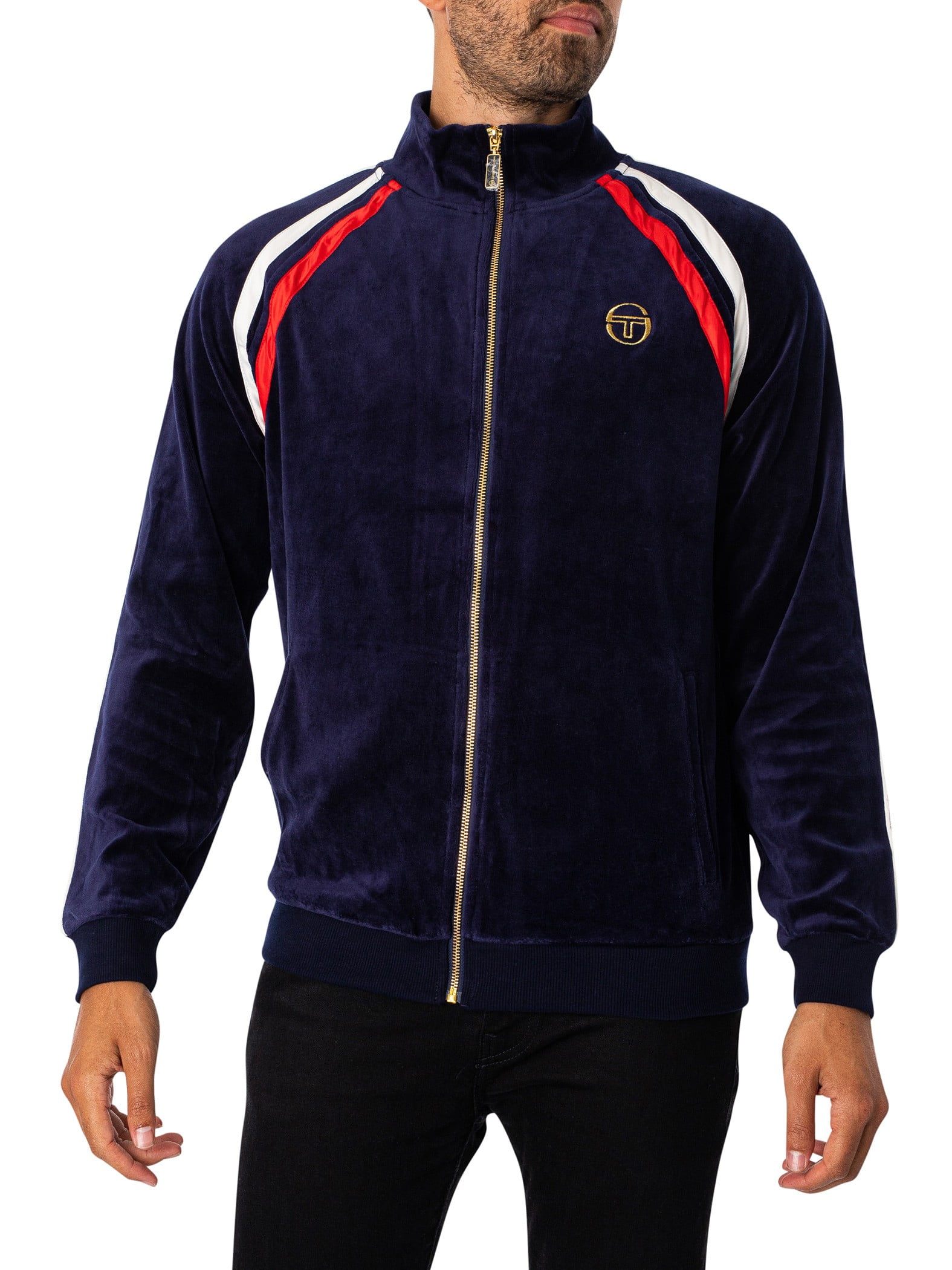 Sergio Tacchini Ghibli Luxe Track Jacket, Blue - Walmart.com