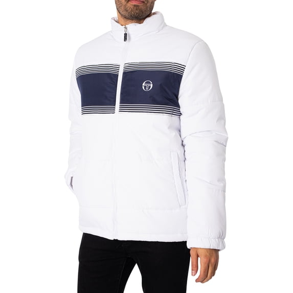 Sergio Tacchini Lucca Puffer Jacket, White