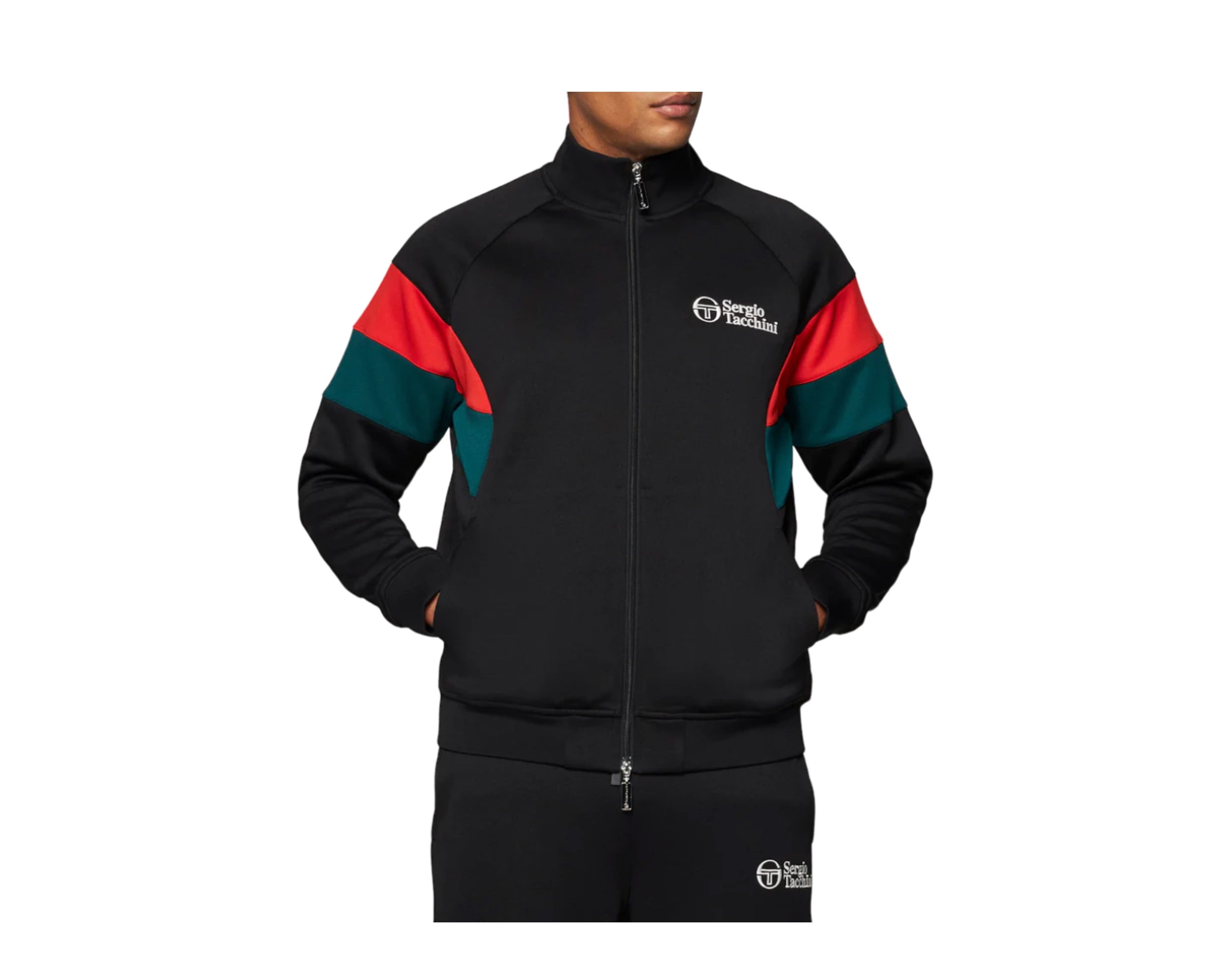 Sergio Tacchini Men's Sapri Quilted Track Pants - Black | Fall Winter 2024 Collection