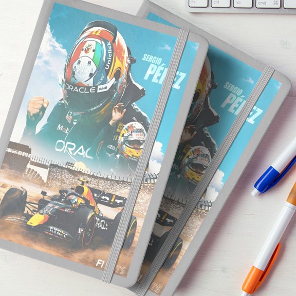 Sergio and Prez Custom Printed Notebook.