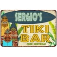 thumbnail image 1 of Sergio's TIKI BAR Island Sign Metal Wall Decor 16 x 24 Matte Finish Metal 116240058437, 1 of 1