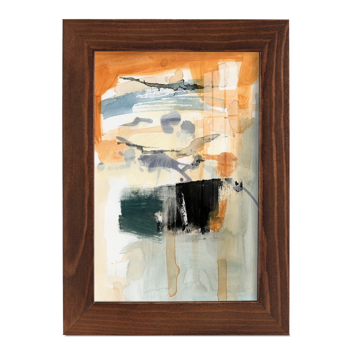 Seria I - Framed Print w/glass - Chestnut