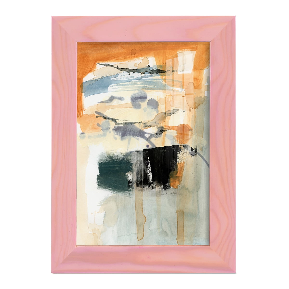 Seria I - Framed Print w/glass - Sunset Pink