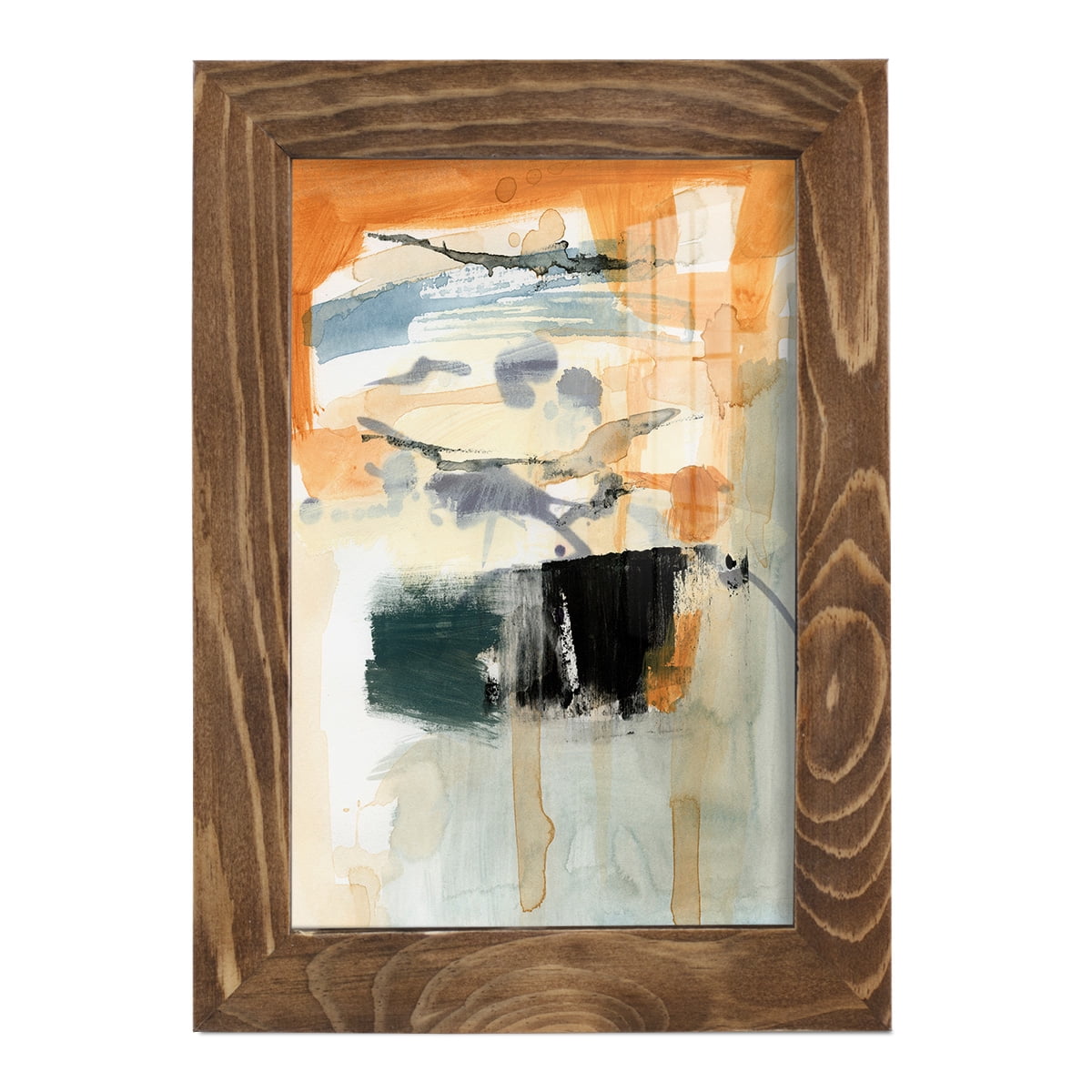 Seria I - Framed Print w/glass - Walnut