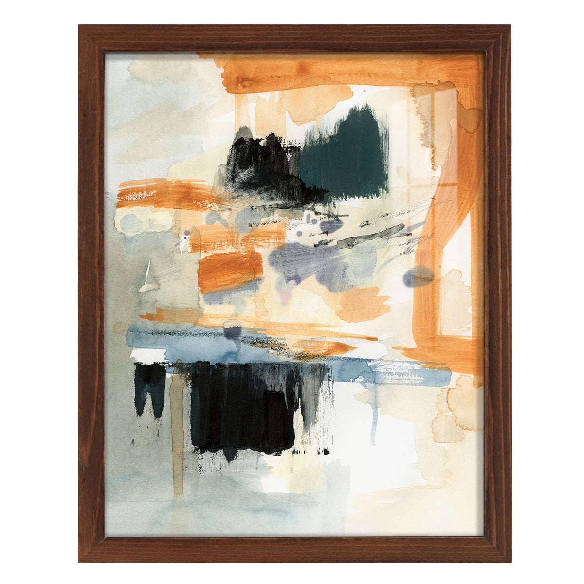 Seria II - Framed Print w/glass - Chestnut