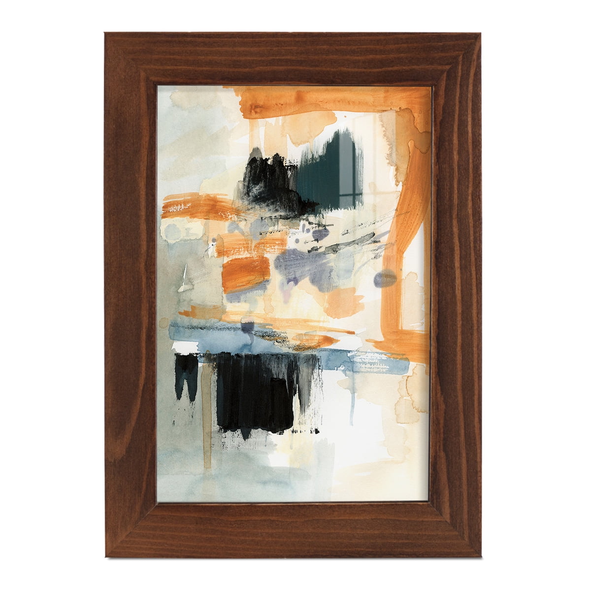 Seria II - Framed Print w/glass - Chestnut