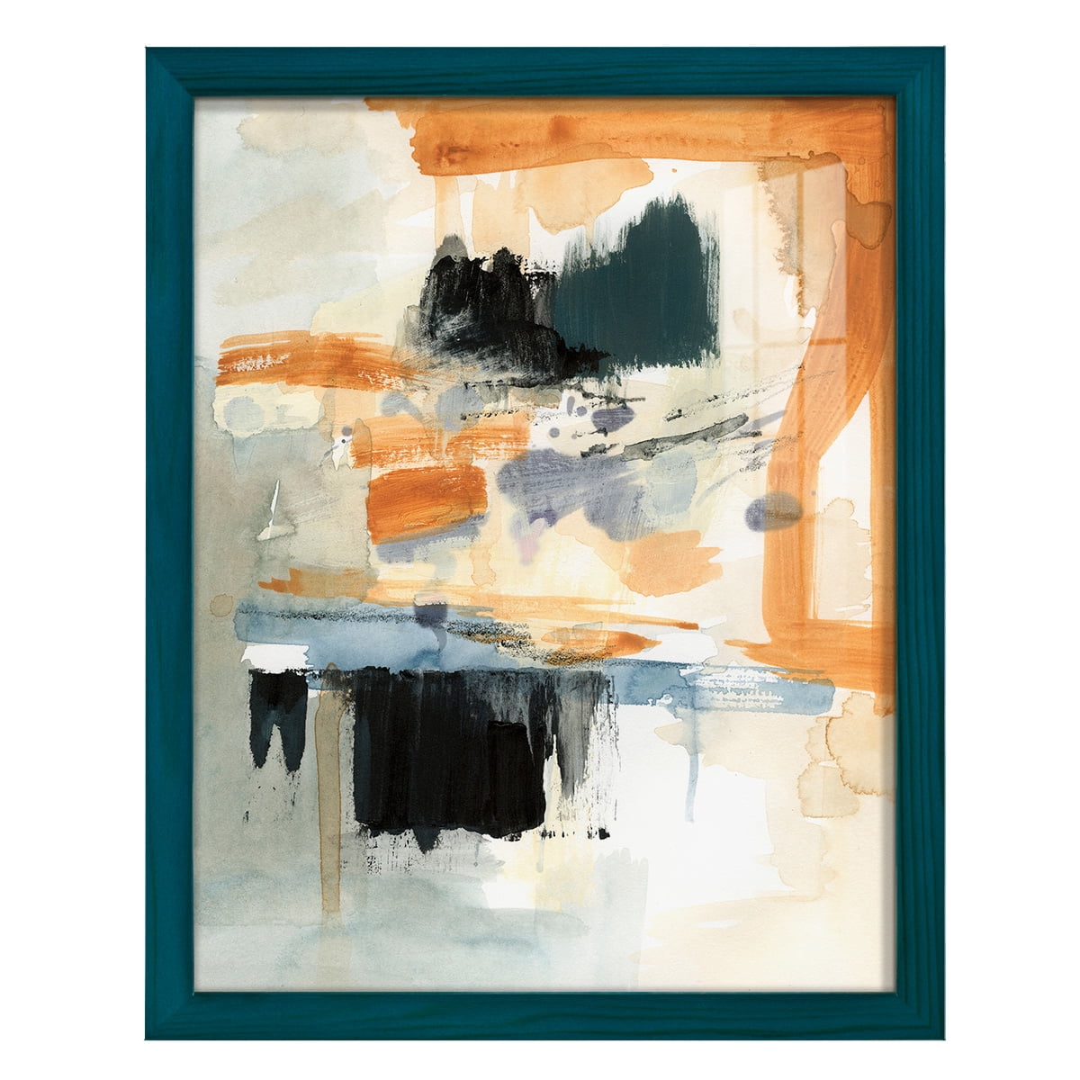 Seria II - Framed Print w/glass - Ocean Blue