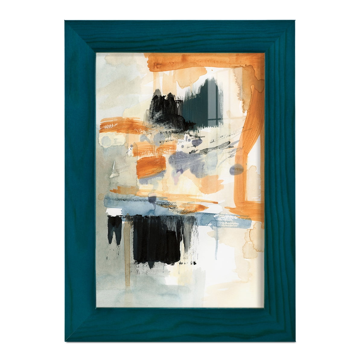 Seria II - Framed Print w/glass - Ocean Blue